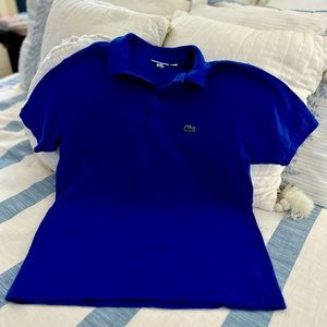 Royal Blue Boys Lacoste polo. This polo has NO STAINS, and smells amazing